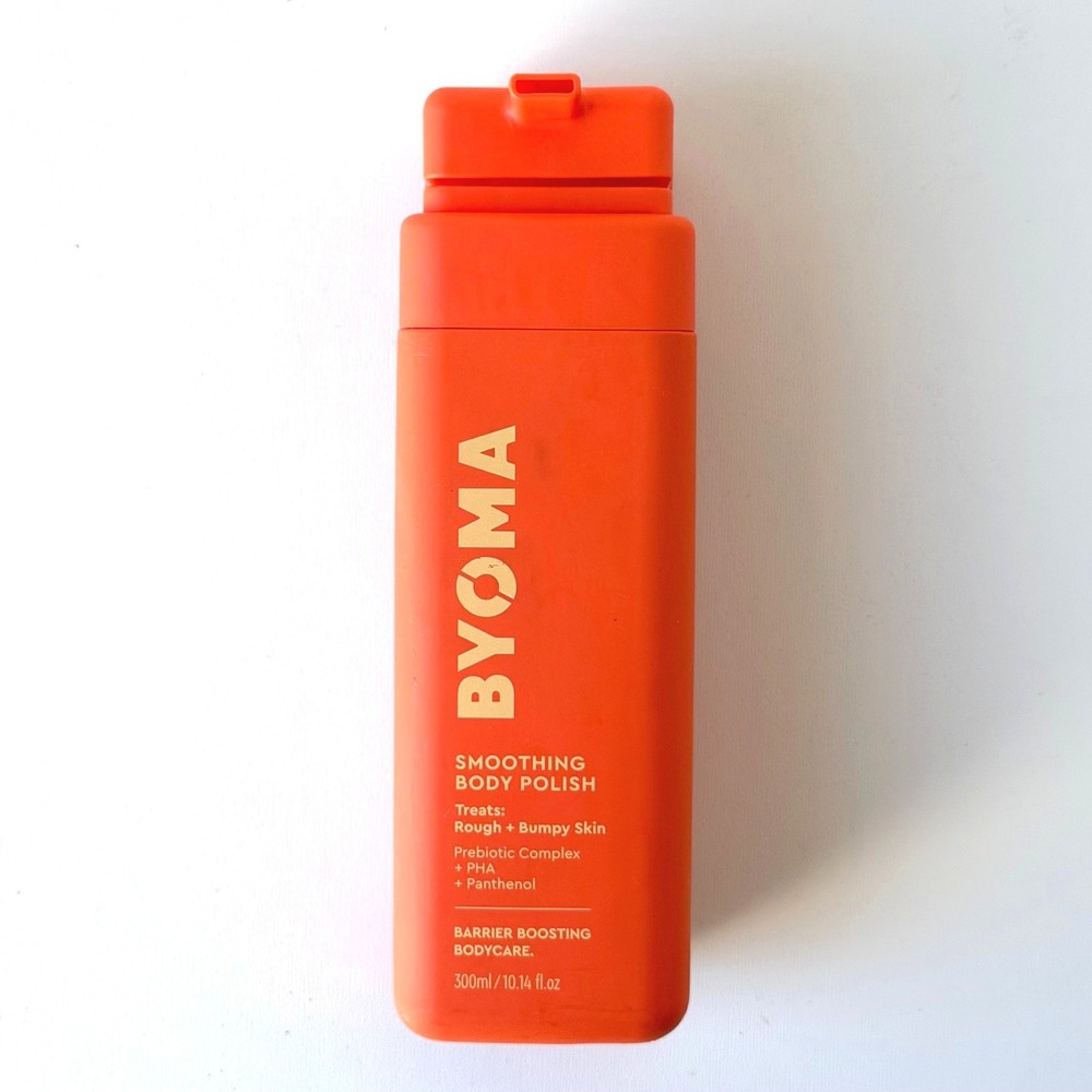 BYOMA Smoothing Body Polish‎ Body Scrub 10.14oz Orange Prebiotic PHA Panthenol